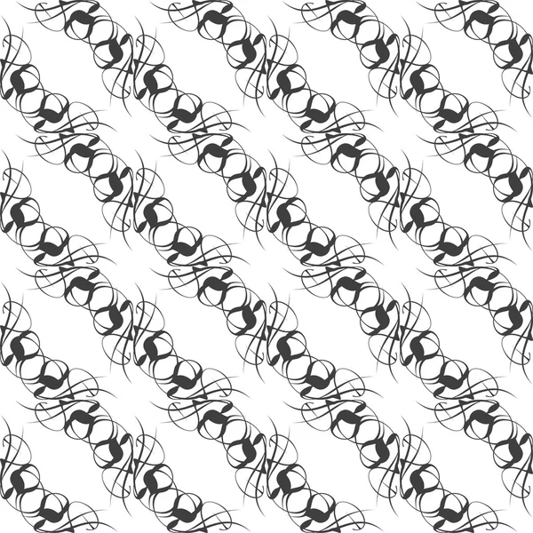 Seamless geometric black and white pattern — Stock Photo, Image