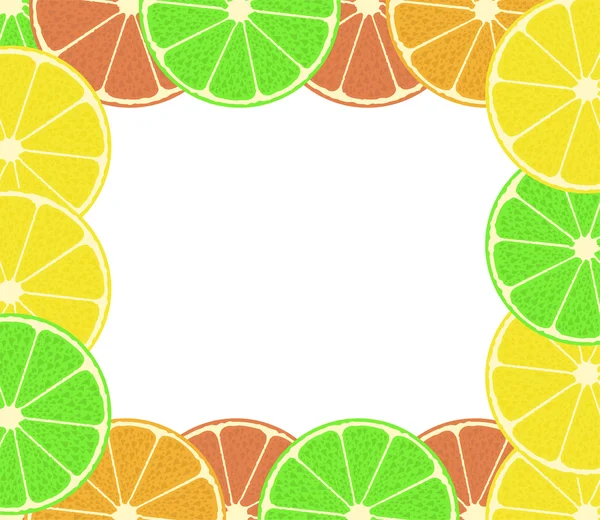 Fruits frame — Stock Photo, Image