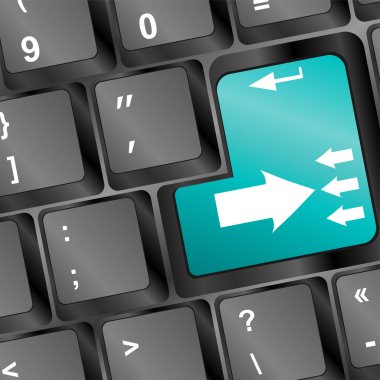 iş planı görüntüsü ile modern klavye tuşu