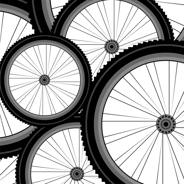 Bicycle wheel set isolated on white — Stock Photo, Image