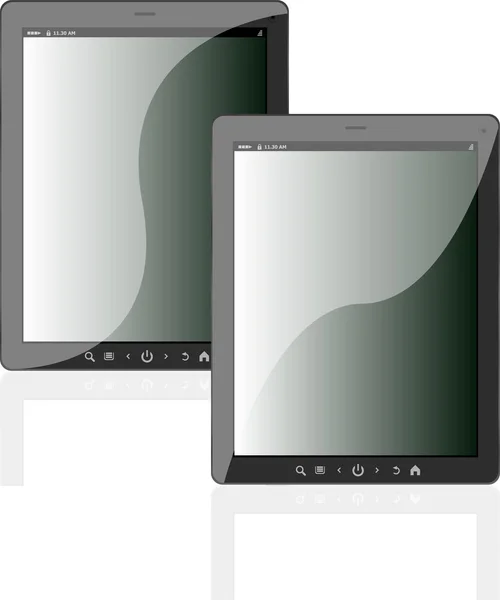 Conjunto de tablet pc — Fotografia de Stock