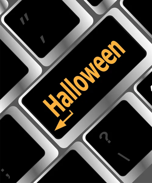 Halloween-Taste auf der Computertastatur — Stockfoto