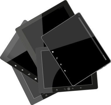 tablet bilgisayarlar ile siyah ekran