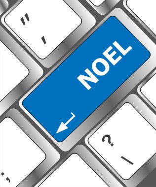 bilgisayar klavye tuşu ile noel düğme