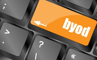 Bir dizüstü bilgisayarın Byod klavye anahtarı