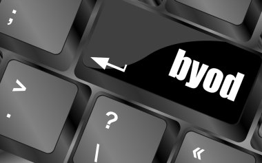 Bir dizüstü bilgisayarın Byod klavye anahtarı