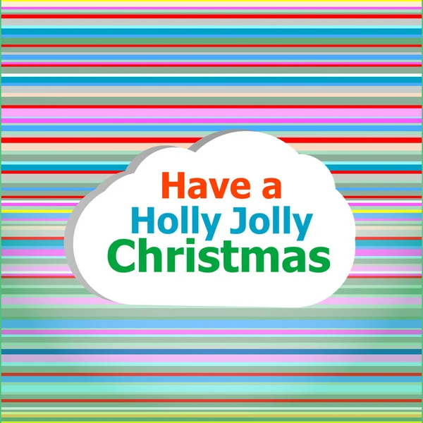 Seamless abstract pattern background with have a holly jolly christmas words — Stock Photo, Image