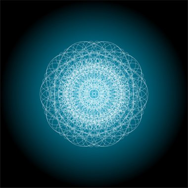 Mandala. Round ornament pattern set