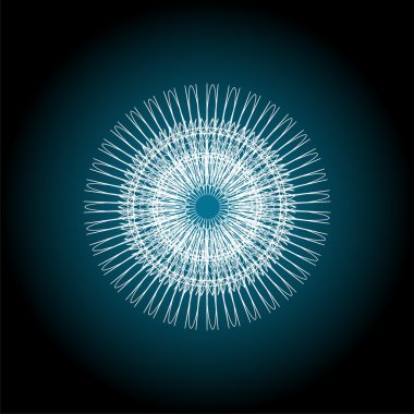 Mandala. Round ornament pattern set