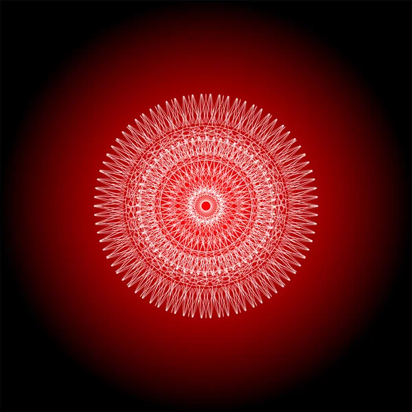 Piros dekoratív tervezési tanúsítvány elemei. guilloche minták beállítva — Stock Fotó