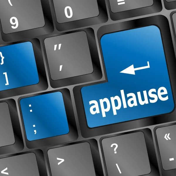 Business concept: applause words on keyboard keys — Stock Photo, Image