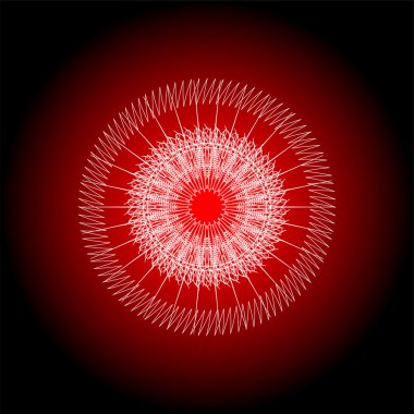 kırmızı dekoratif tasarım sertifikası elemanları. Guilloche Desenleri ayarlandı