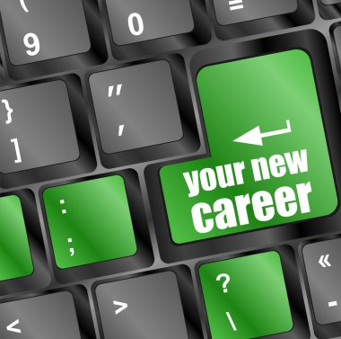Bilgisayar klavyesindeki yeni kariyer düğmeniz