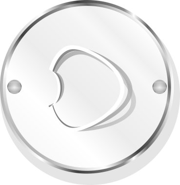 Beyaz üzerine izole edilmiş web simgesi üzerindeki konuşma bulutu veya çıkartmaları