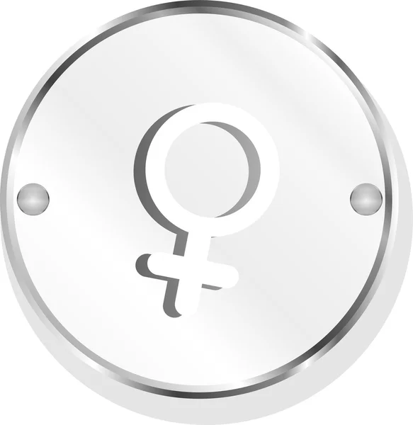 Sex web glossy icon isolated on white — Stock Photo, Image