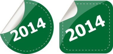 2014 etiket düğmesi seti, iş etiketi