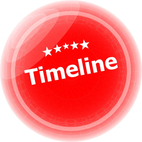 Timeline Etichette, adesivi, puntatori, tag per la tua pagina (web) — Foto Stock