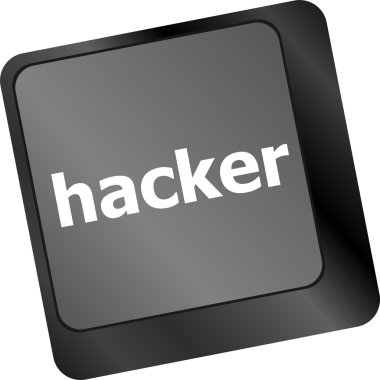 Klavyede bilgisayar korsanı kelimesi, saldırı, internet terörizmi kavramı