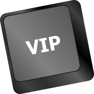 Bilgisayar klavyesinde VIP yazılı düğme tuşları