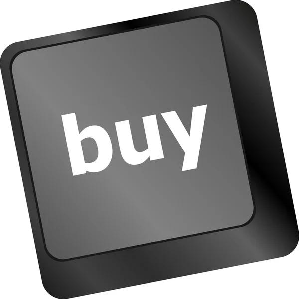 Keyboard buy now icon - business concept — Stock Photo, Image