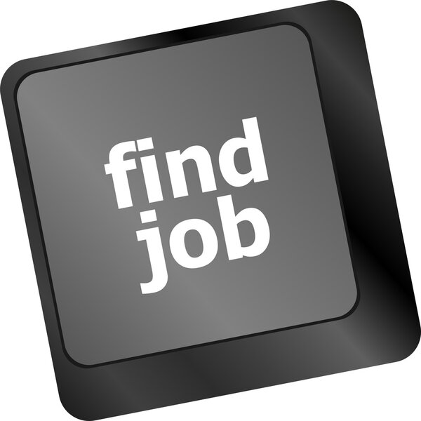 Искал работу в интернете. Кнопка задания на клавиатуре компьютера