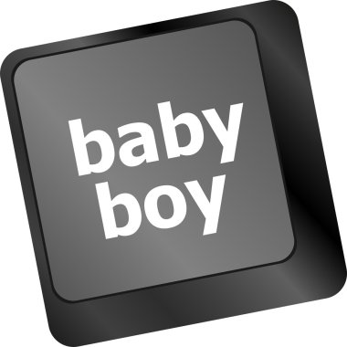 bebek mesajı klavyede. Anahtarı girin.