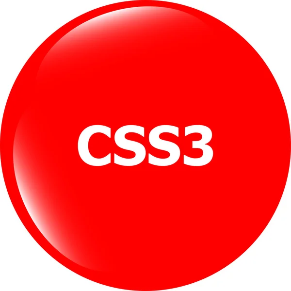 Css 스타일의 웹 아이콘은 흰색, 웹 아이콘에 분리 됩니다. — 스톡 사진