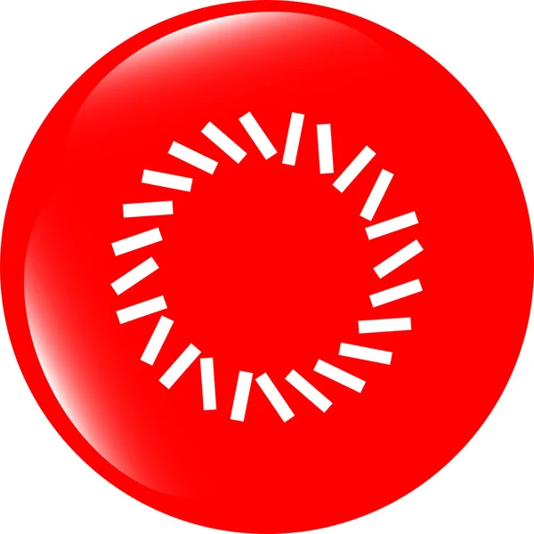 Abstrakt symbol på websikonen eller knappen — Stockfoto