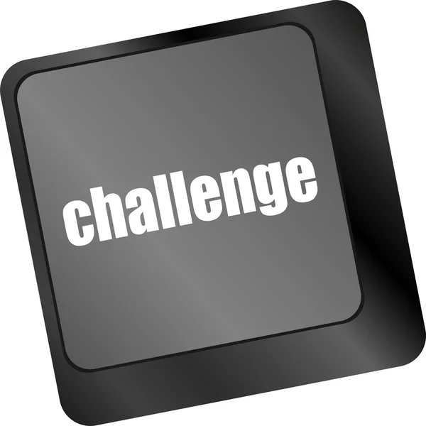 Teclado con tecla de acceso rápido para desafío — Foto de Stock