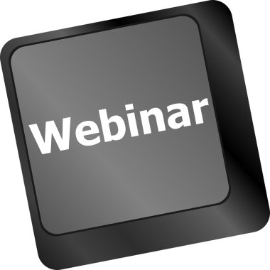 bilgisayar klavye tuşu düğmesini Webinar