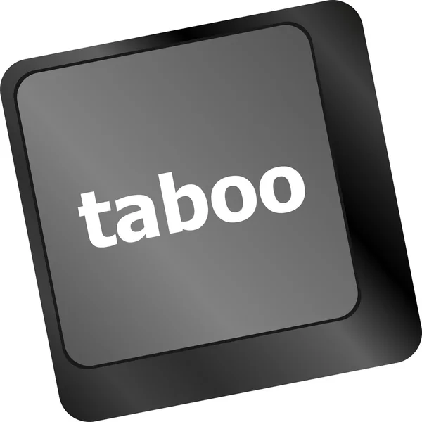 Клавиши Мбаппе расшифровывают слово taboo — стоковое фото