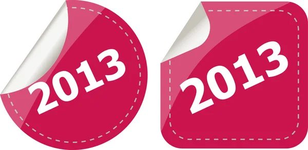 2013 Labels, stickers, pointers, tags voor uw (web) pagina — Stockfoto