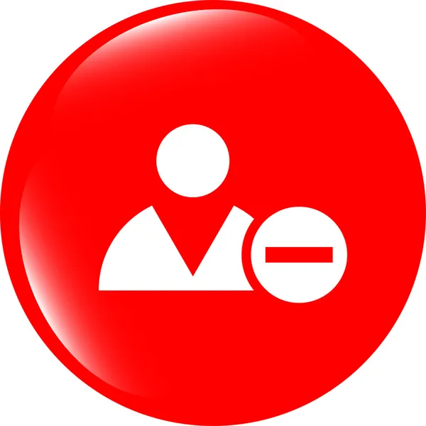 Adicionar amigo botão (ícone) sobre fundo branco — Fotografia de Stock