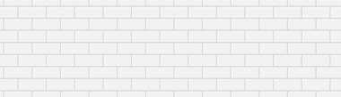 Metro fayanslarının pürüzsüz deseni. Geometrik şekilli vektör soyut arkaplan. Mutfak ya da banyo için beyaz seramik fayans. Paris metrosunda gerçekçi beyaz duvar tuğlası dokusu.