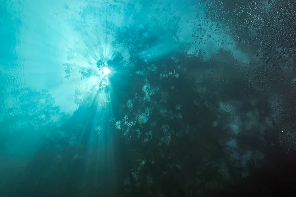 Cenote subaquático — Fotografia de Stock