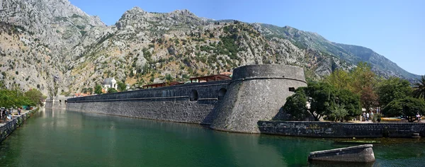Kotor alte Mauern - montenegro Stockbild