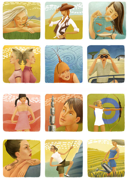 Horoscope illustration