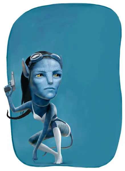 Avatar girl character