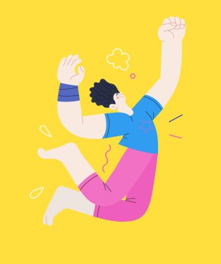 Mutluluk - mutlu insanlar neşeyle havaya zıplıyorlar