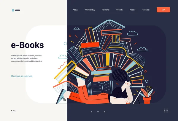 Teknoloji Memphis illüstrasyonu. Yaratıcı iniş web sayfası şablonu