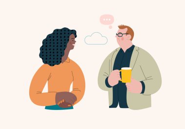 People portraits - Talking people clipart
