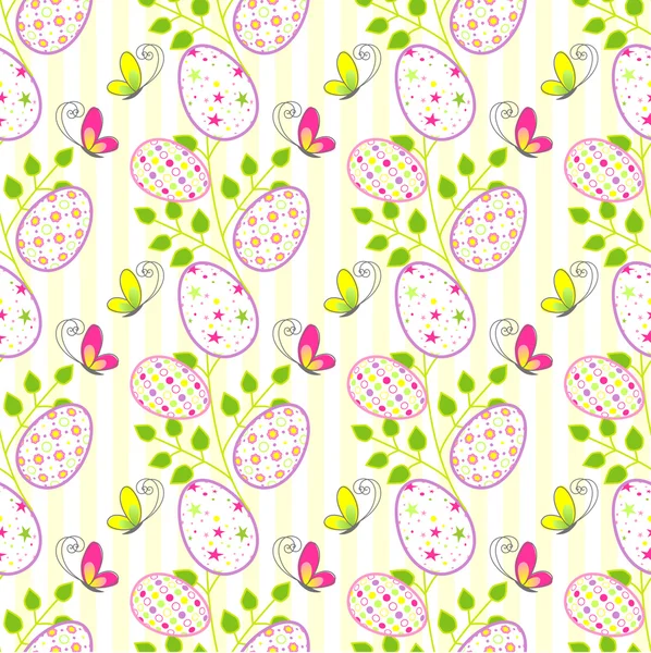 Colorful Easter holiday seamless pattern — Stock Vector