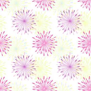 springtile renkli çiçek seamless modeli