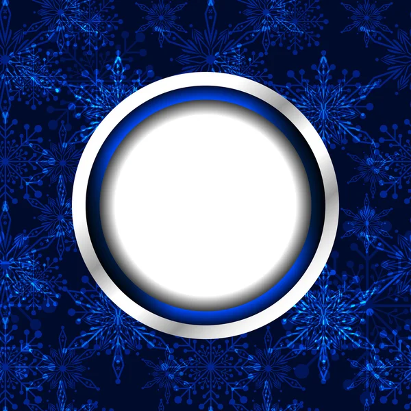 Fond de flocon de neige Noël — Image vectorielle
