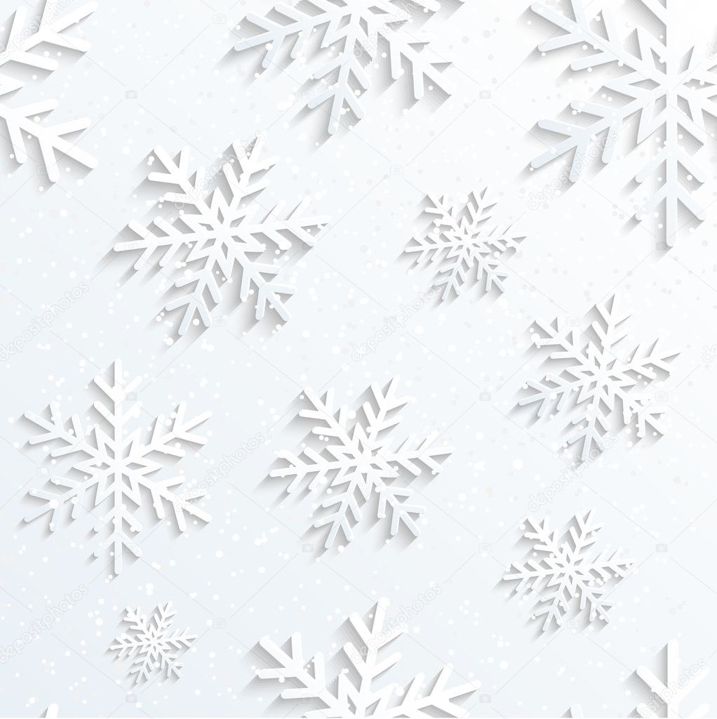 Christmas Snowflake Background