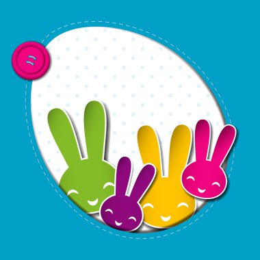 bahar zamanı Paskalya tatili arka plan