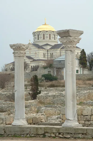 Orthodox church Chersonese — Stock Photo, Image
