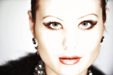 Bir kızın portresi.