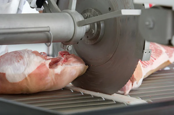 Machine voor snijden vlees — Stockfoto
