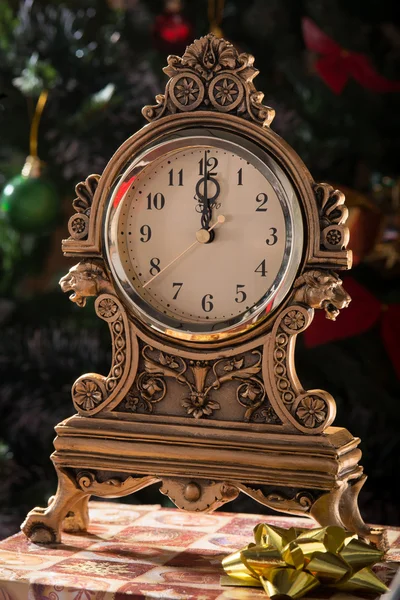 Christmas clock — Stock Photo, Image
